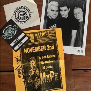 Official MXPX 90’s Fan Club Set